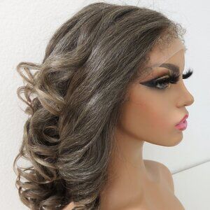 (#112) Outre Melted Hairline Lace front wig Ash Brown 16" inches